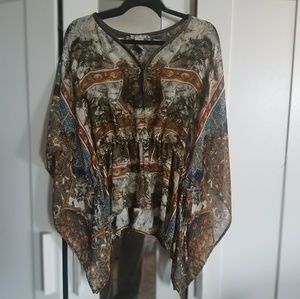 Alberto Makali Poncho Sz Medium